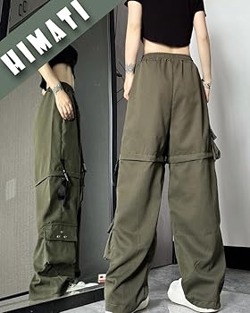 「H」カーゴパンツ レディース　Ｓサイズ 大きいサイズ レディース ワイドカーゴパンツ fem-414｜大きい